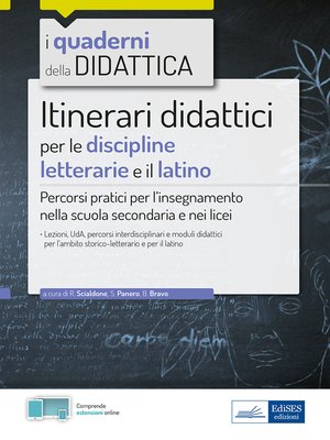 cover image of Itinerari didattici per le discipline letterarie e il latino